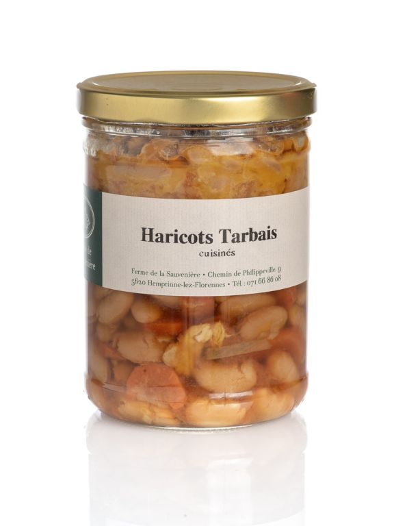 <p>Haricots tarbais cuisin&eacute;s 750 g</p>